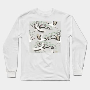 Japanese Cranes Long Sleeve T-Shirt